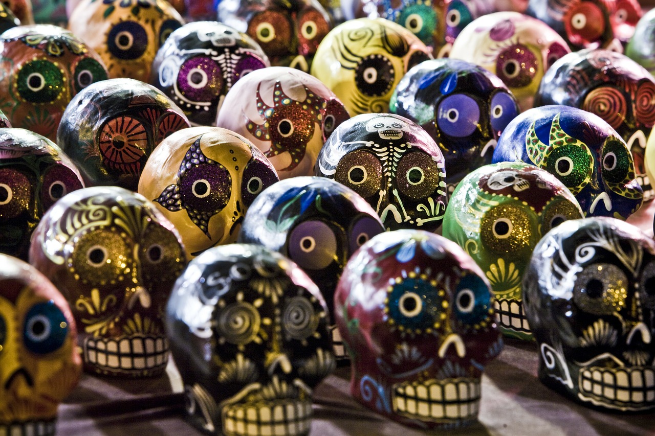 sugar skulls dia de los muertos